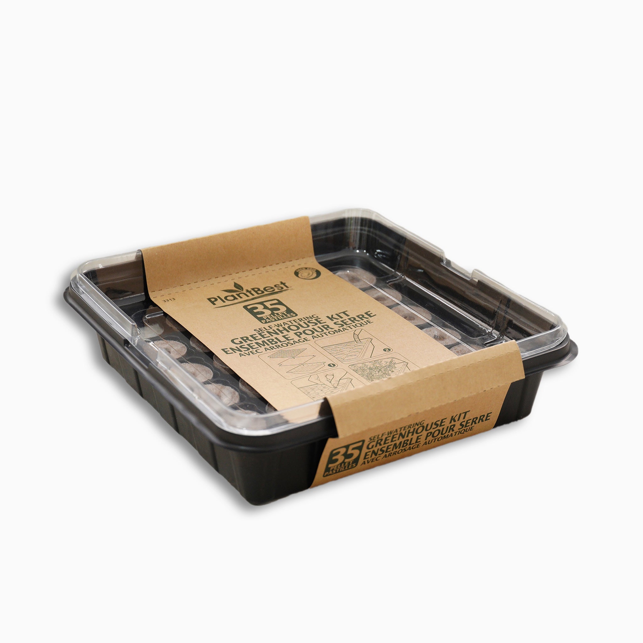 Premium Self-Watering Pellet Greenhouse Kit