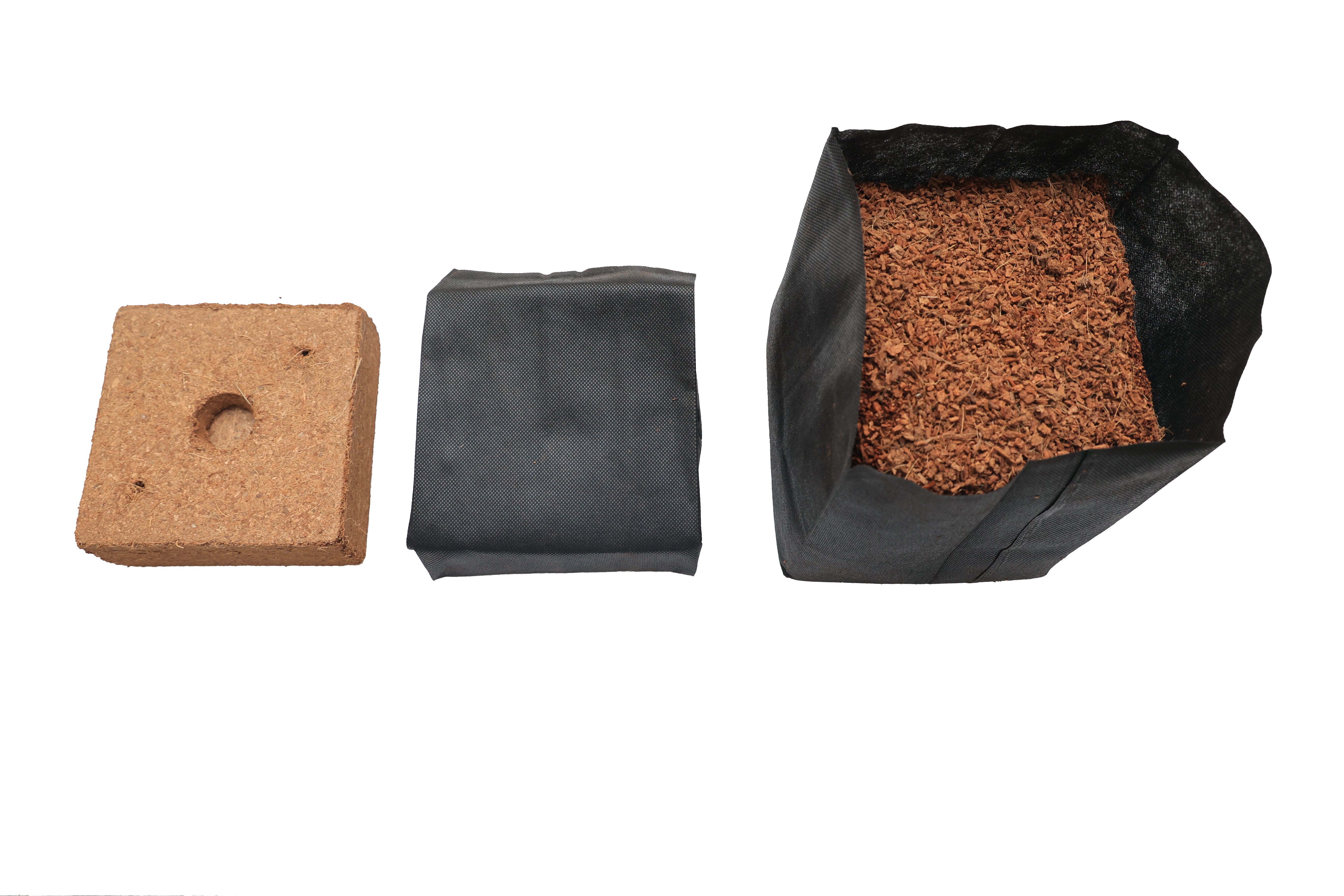 Open Top Buffered Mesh Grow Bag (5 Gallon)