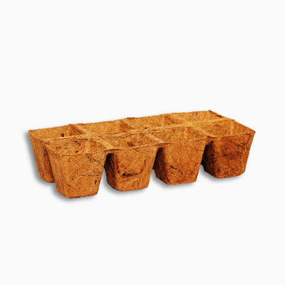 Square Coir Pot Tray Pack