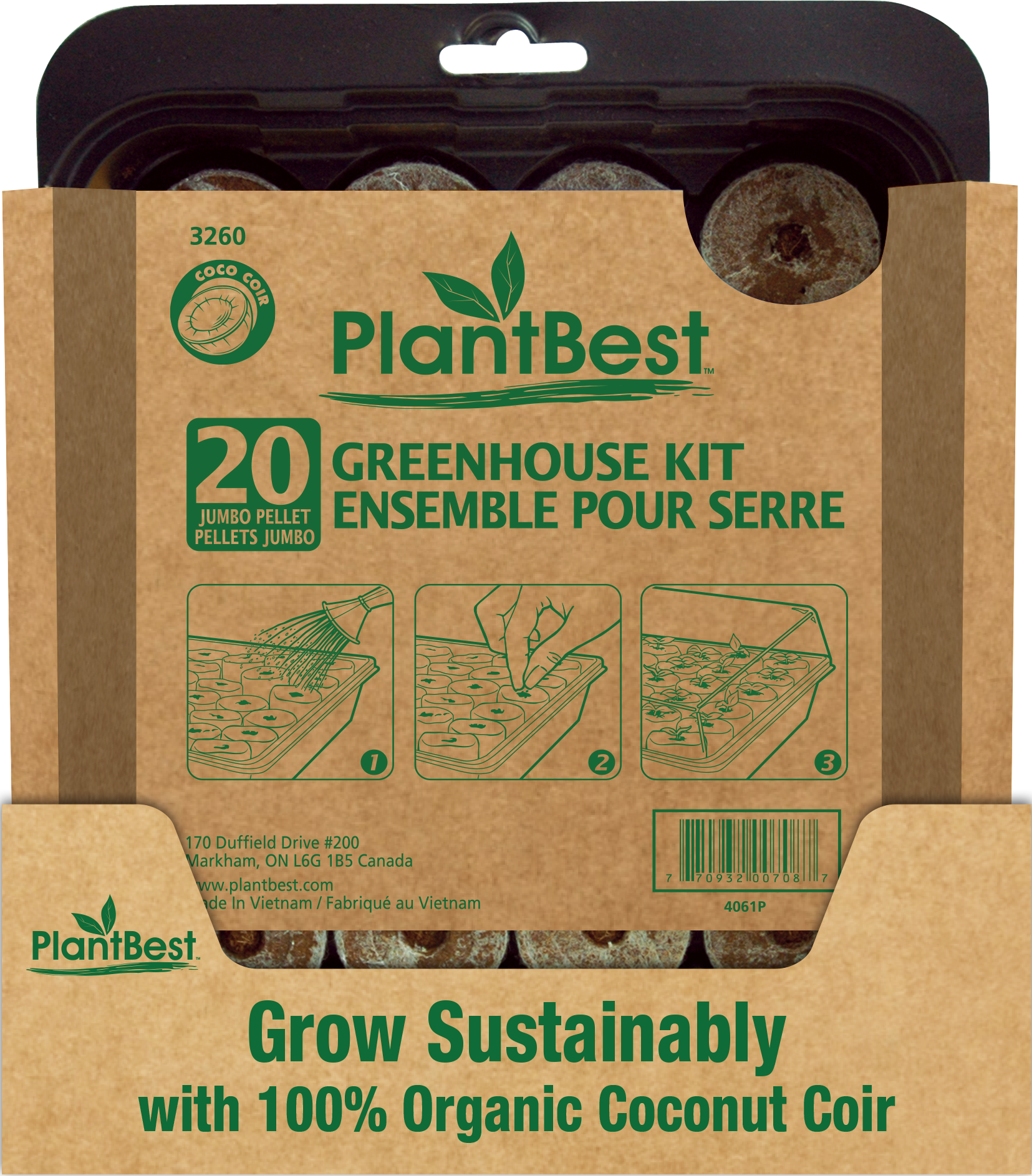 20 x 42mm Pellet Greenhouse Kit