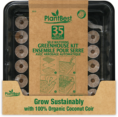 Premium Self-Watering Pellet Greenhouse Kit