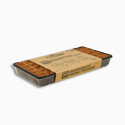 Coconut Coir Pot Greenhouse Kit