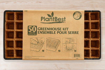 50 Pot Coconut Coir Pot Greenhouse Kit
