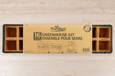 Coconut Coir Pot Greenhouse Kit