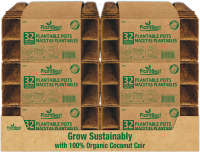 32 Pot Coconut Coir Pot Refill (2.5")