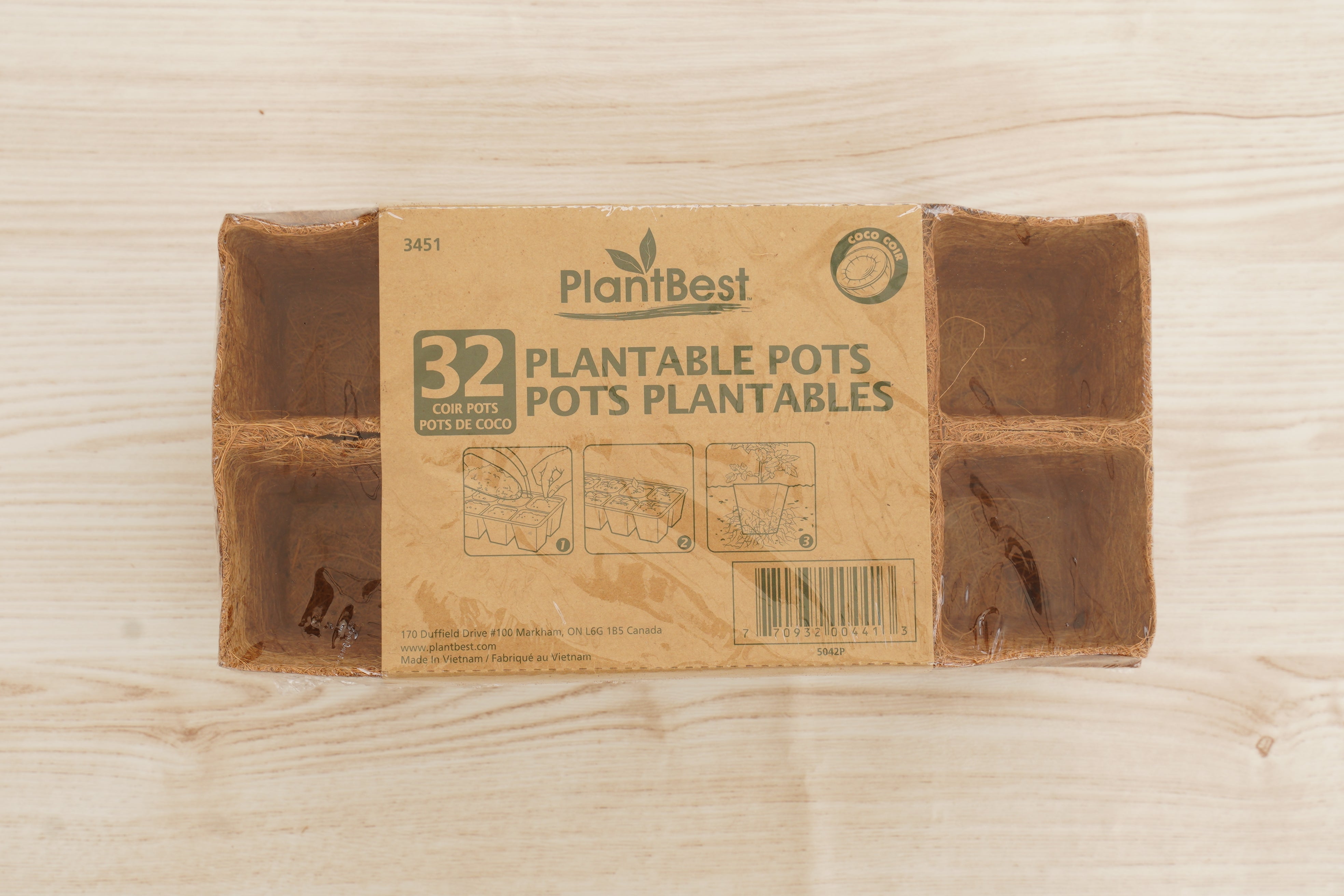 32 Pot Coconut Coir Pot Refill (2.5")