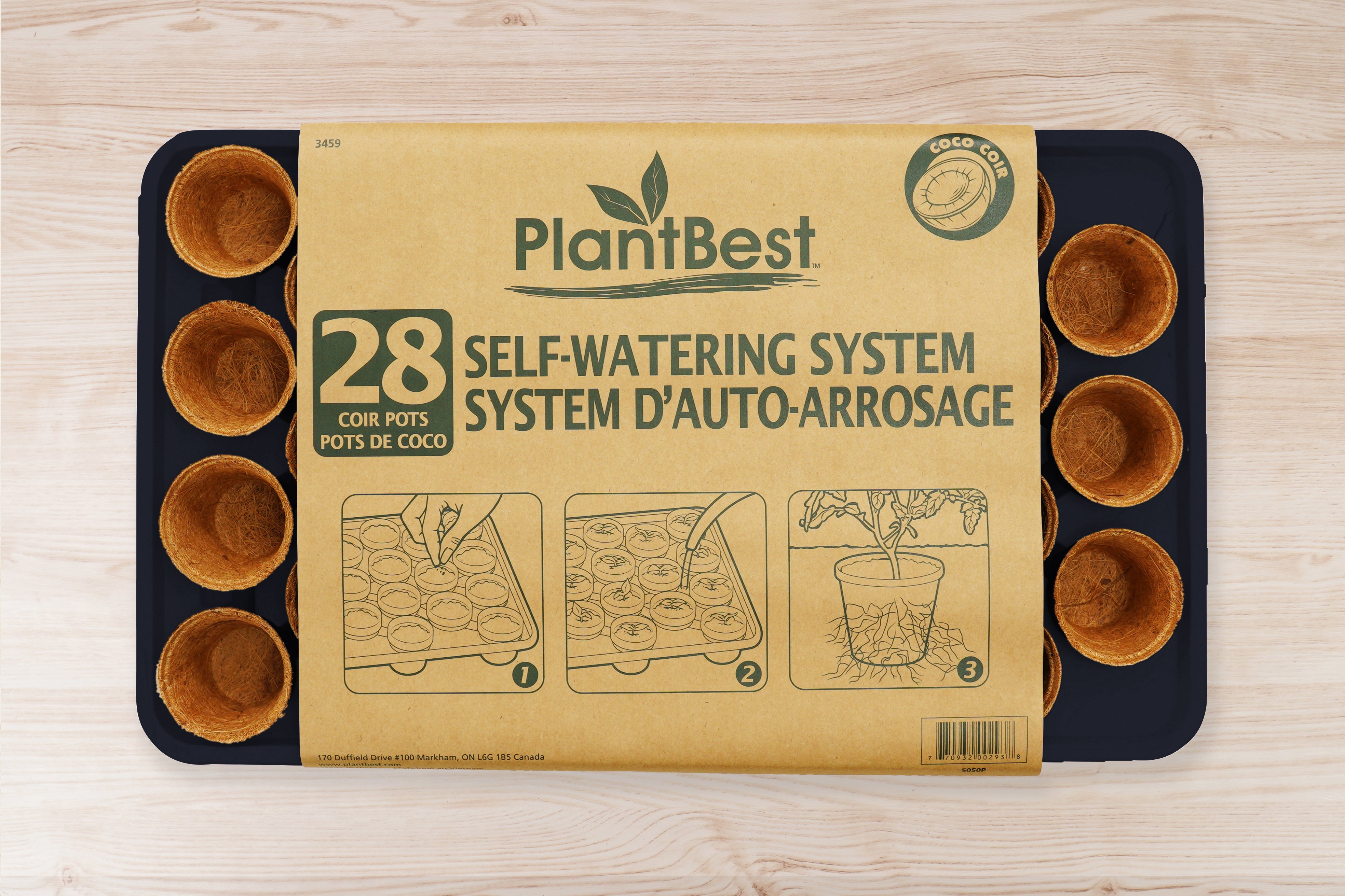 28 Coir Pot Self Watering System Kit