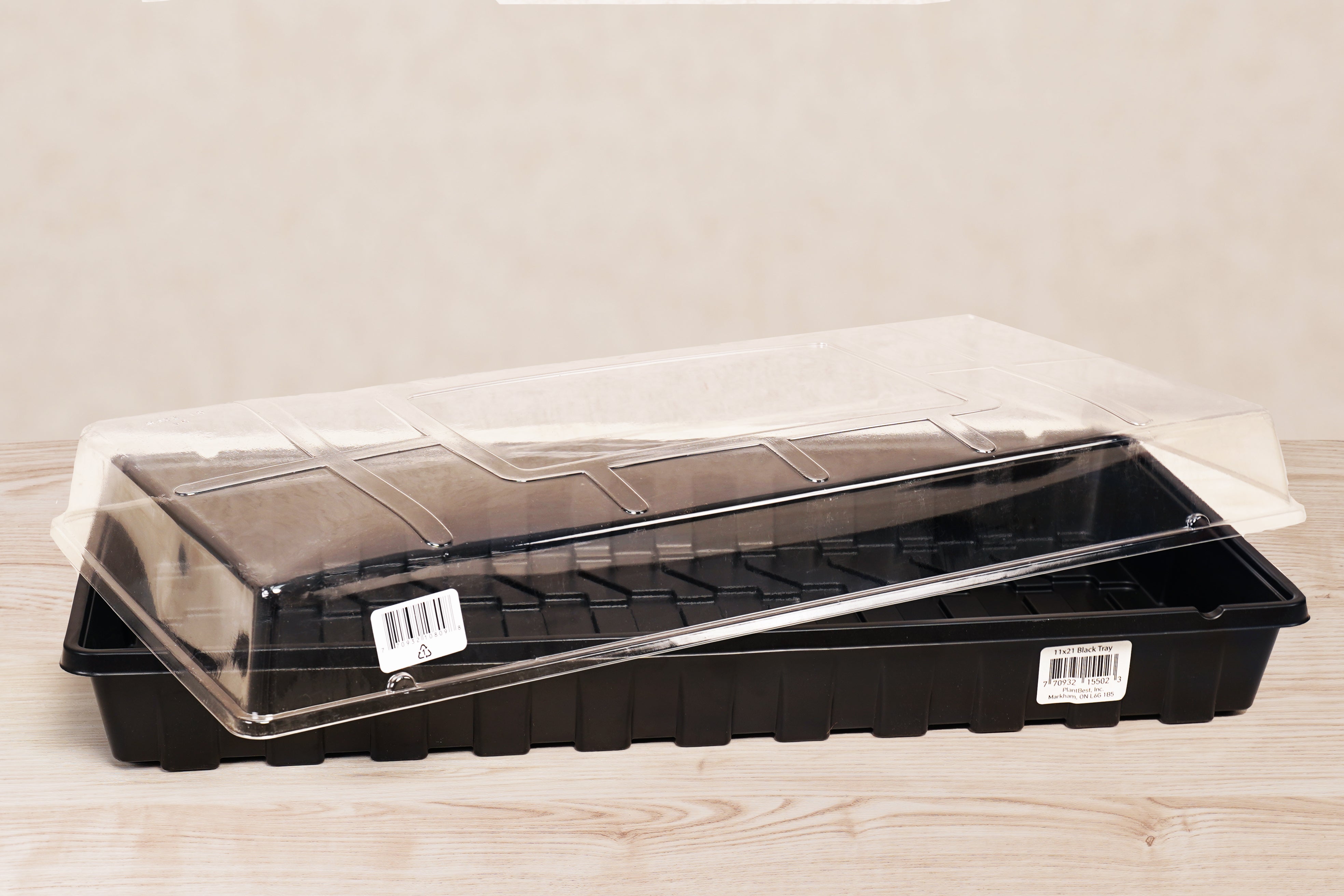 10”x20” Black Greenhouse Tray with UPC