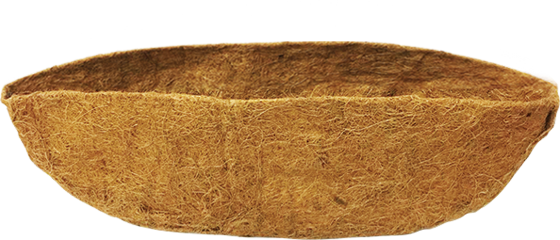 24"/61cm Coconut Coir Trough Liner