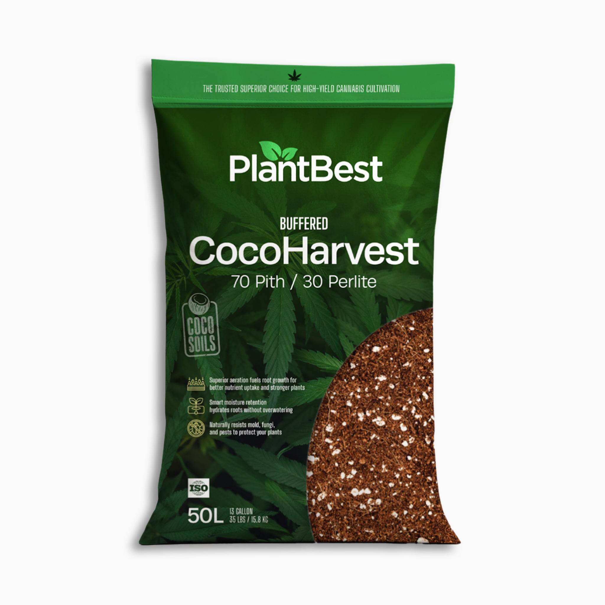 Buffered 13 Gallon (50L) Coco Coir Bag